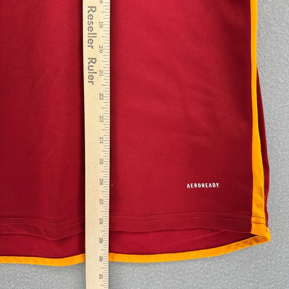 Adidas AS Roma 2023/24 Home Jersey Mens M Slim Fit Zimapan 1 AS Roma Soccer Club
